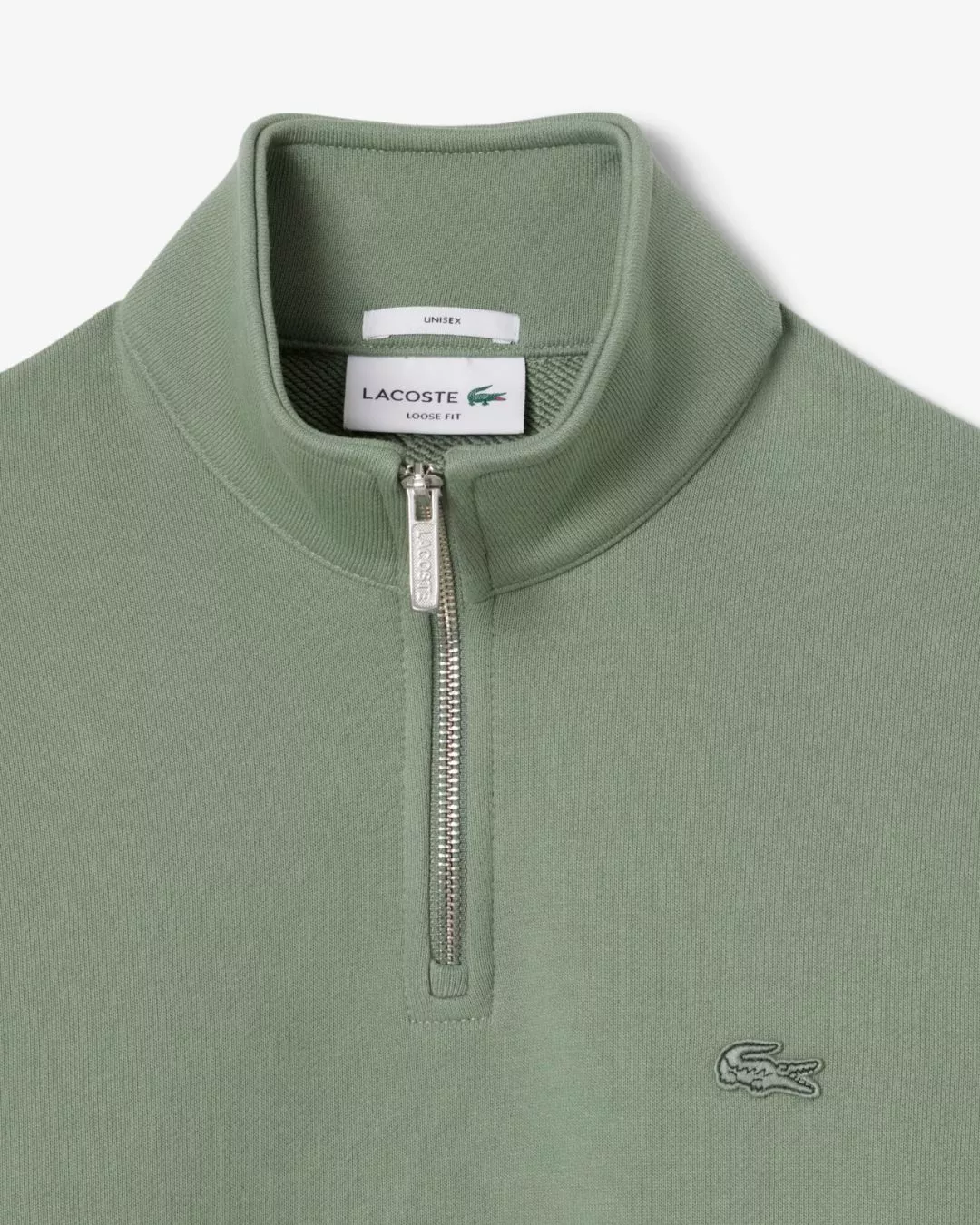 Sweatshirt col zippé molleton épais