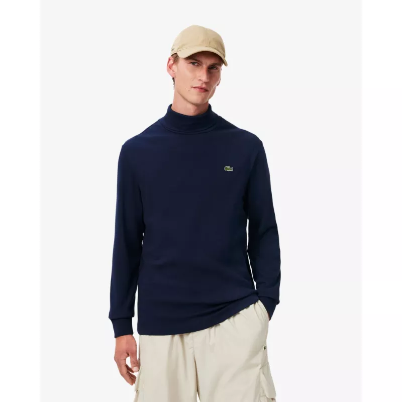 T-shirt manches longues col roulé