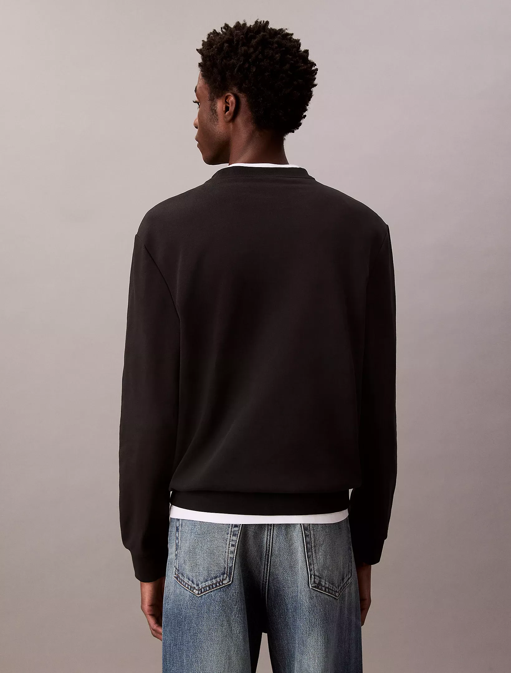 Sweat en tissu éponge de coton avec insigne