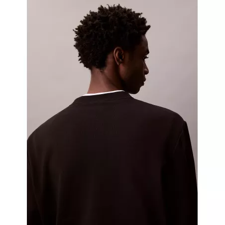 Sweat en tissu éponge de coton avec insigne