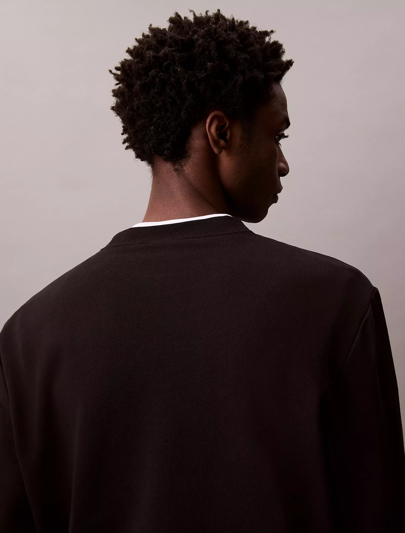 Sweat en tissu éponge de coton avec insigne