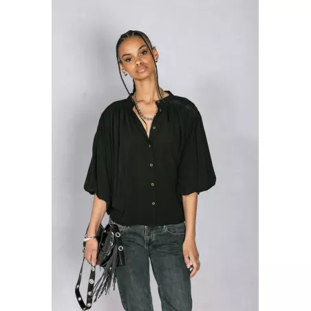 Belly Plain Blouse manches...