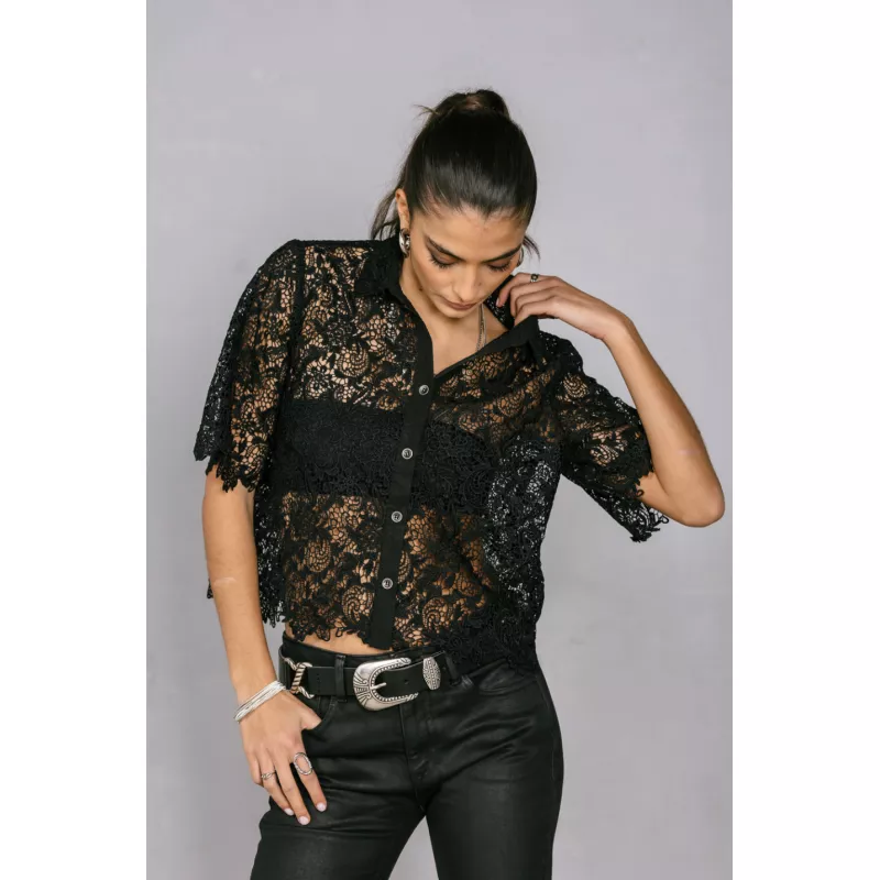 Haut Choko Lace