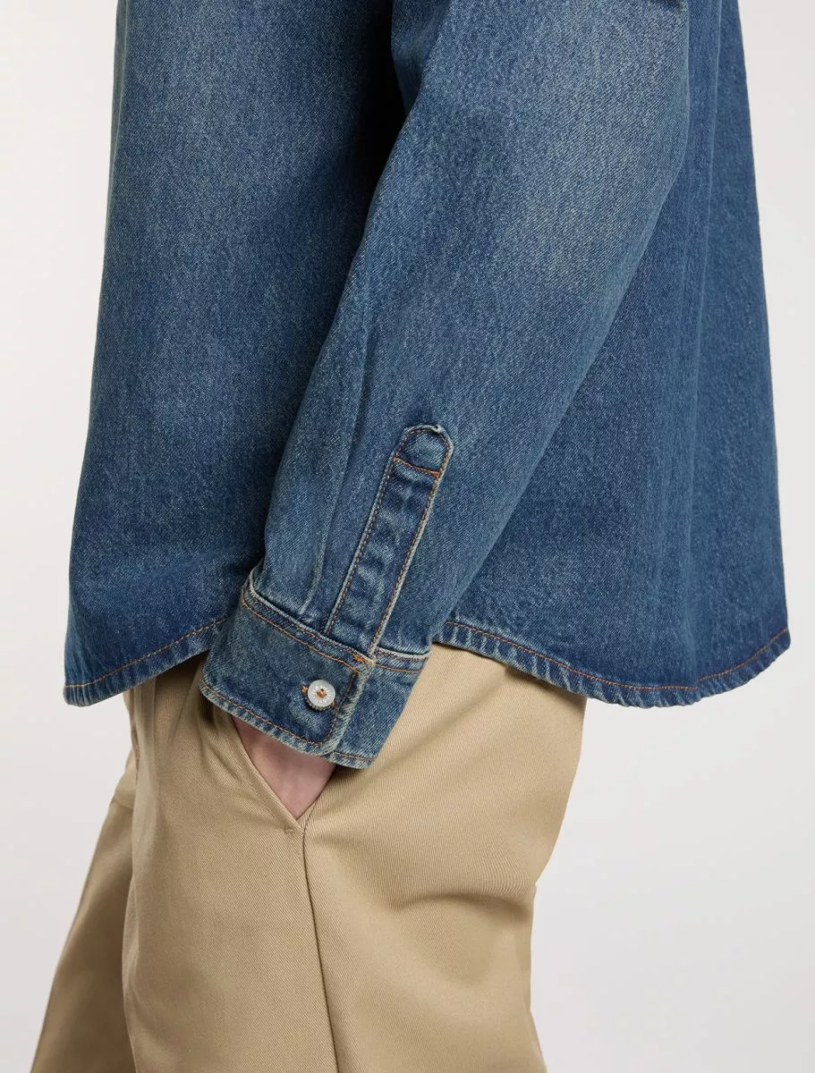 Chemise en jean à manches longues Mechanic