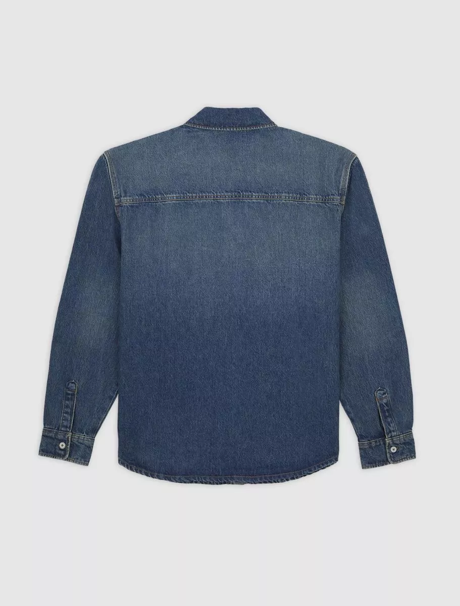 Chemise en jean à manches longues Mechanic
