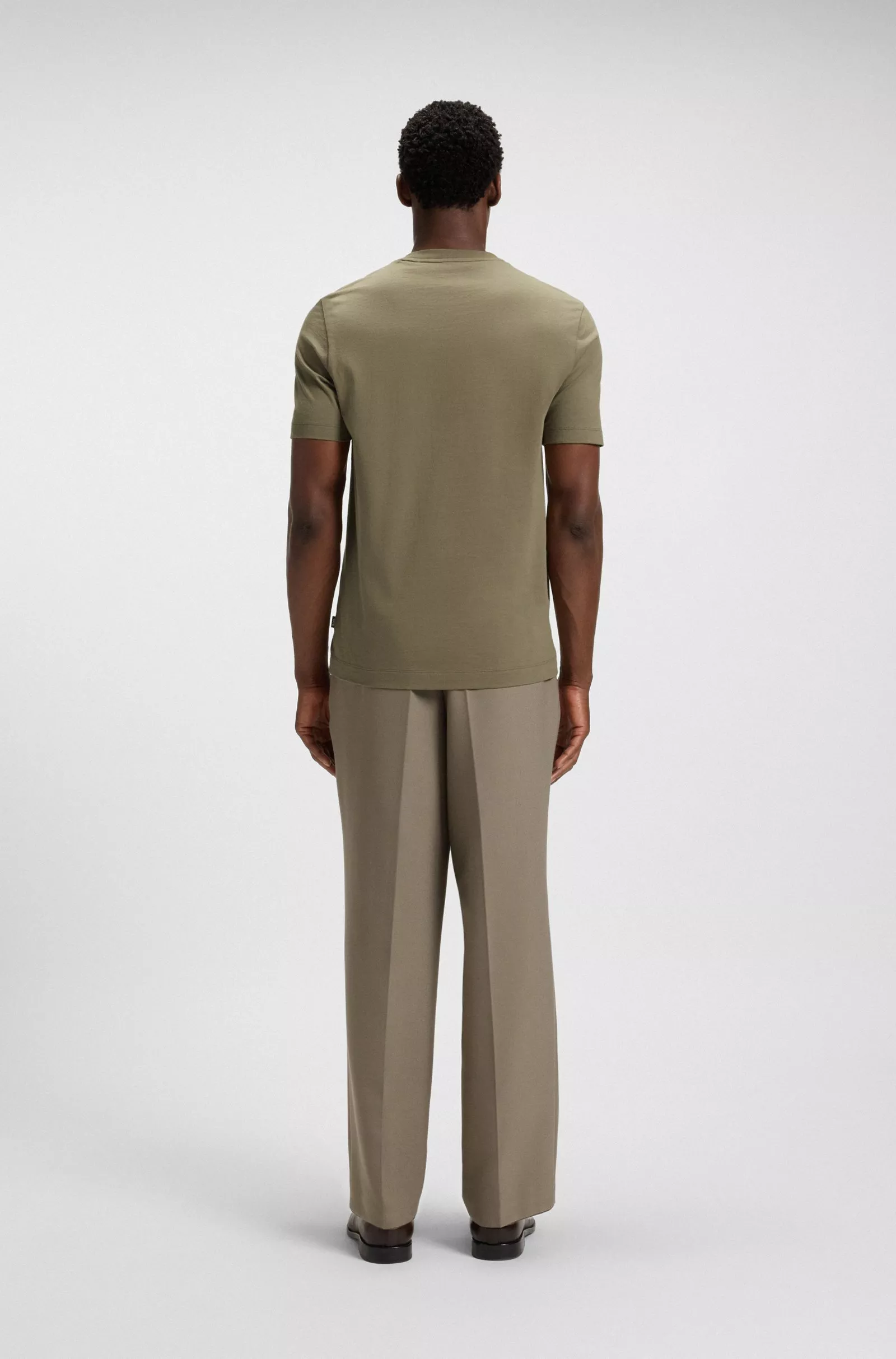 T-shirt en jersey de coton avec logo imprimé en gomme