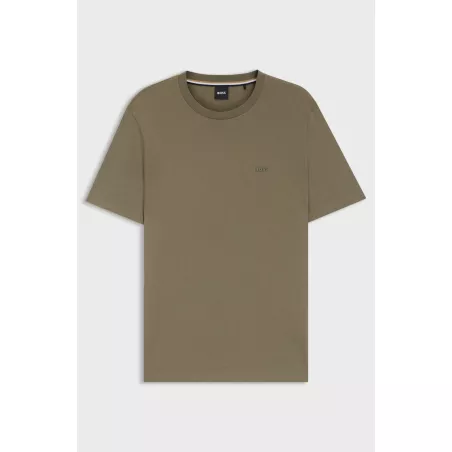 T-shirt en jersey de coton avec logo imprimé en gomme