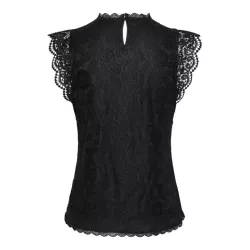 DENTELLE TOP SANS MANCHES