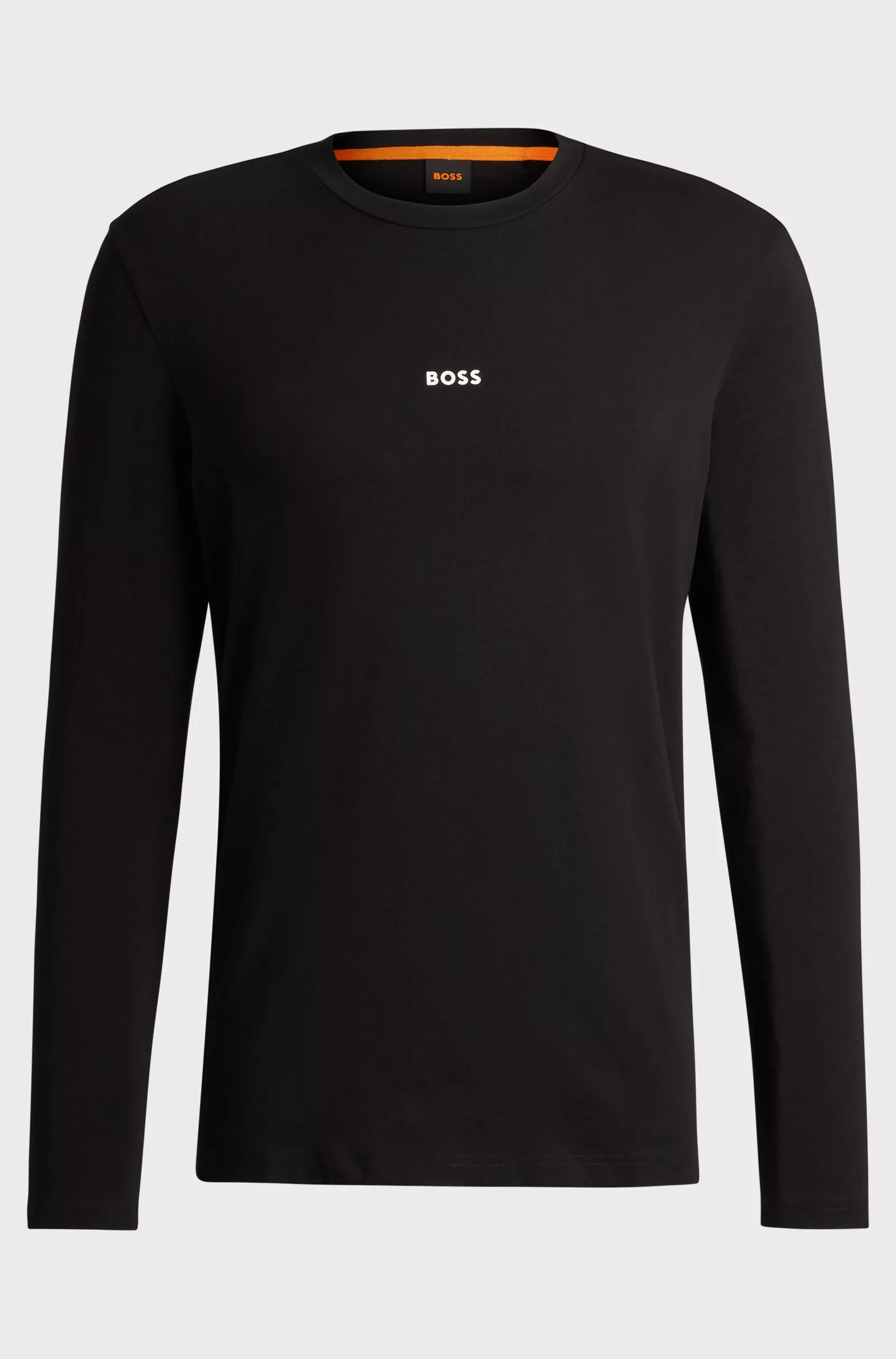 T-SHIRT REGULAR EN COTON STRETCH CONTRASTANT