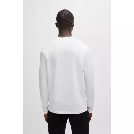 T-SHIRT REGULAR EN COTON STRETCH CONTRASTANT