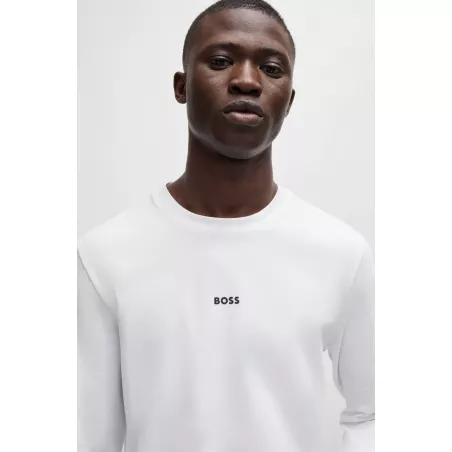T-SHIRT REGULAR EN COTON STRETCH CONTRASTANT