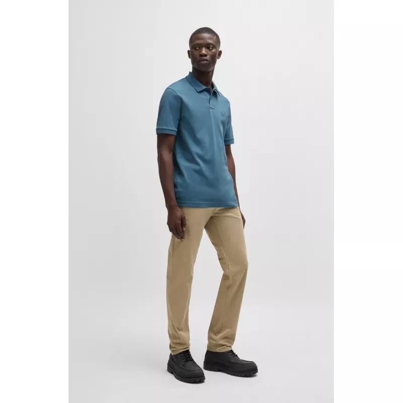 POLO SLIM FIT EN COTON STRETCH