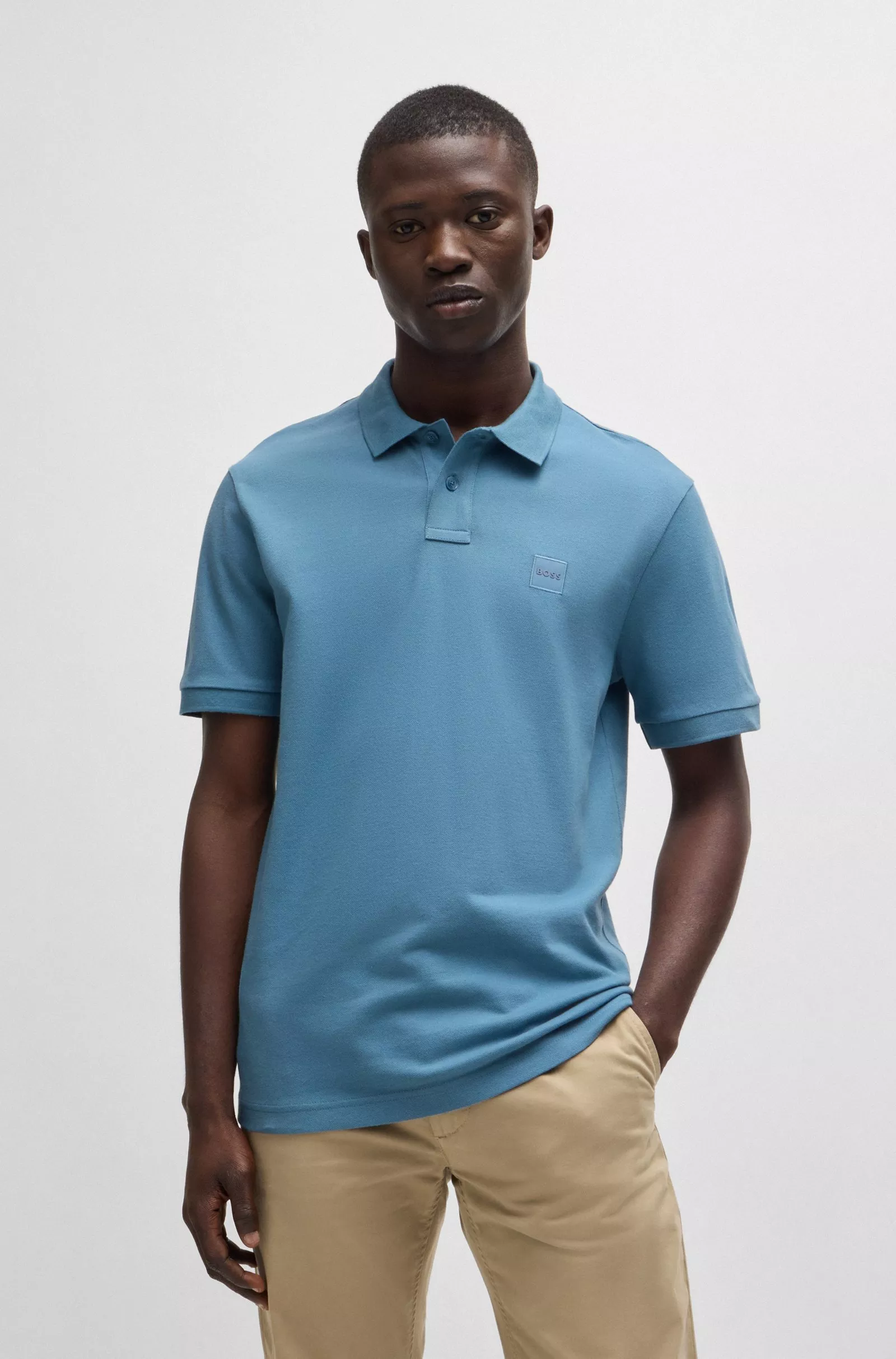 POLO SLIM FIT EN COTON STRETCH