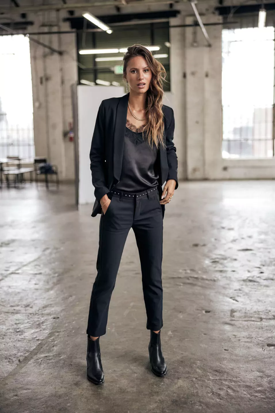 CLAUDIA POLYNEO Pantalon habillé