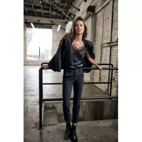 CLAUDIA POLYNEO Pantalon habillé