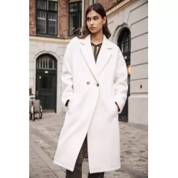 Manteau long en lainage Millie Boiled
