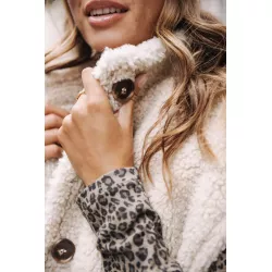 Veste Teddy sans manches Vatika Fur