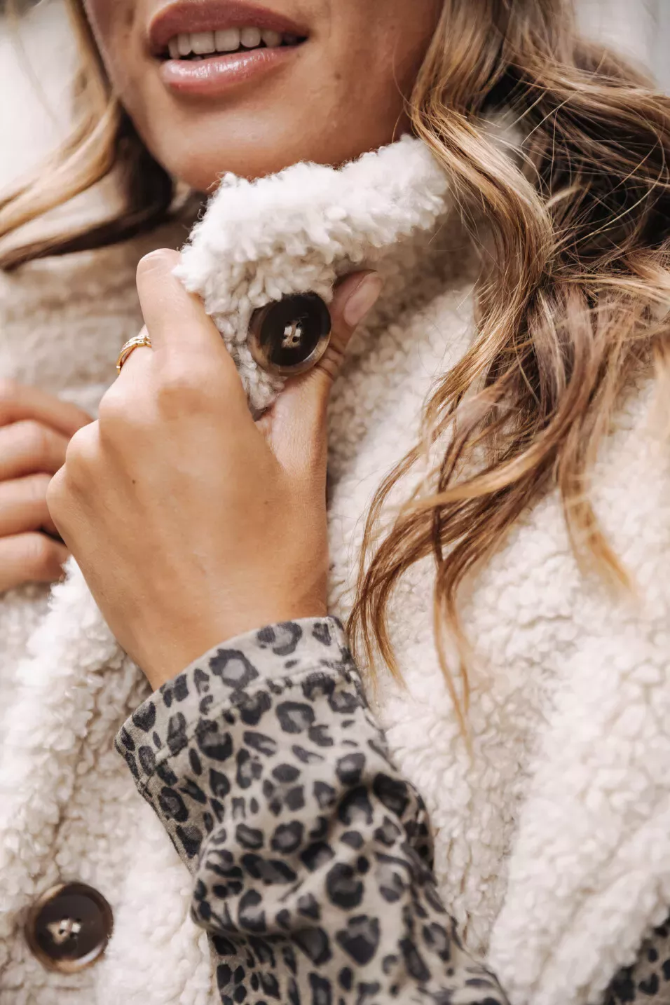 Vatika Fur Veste Teddy sans manches