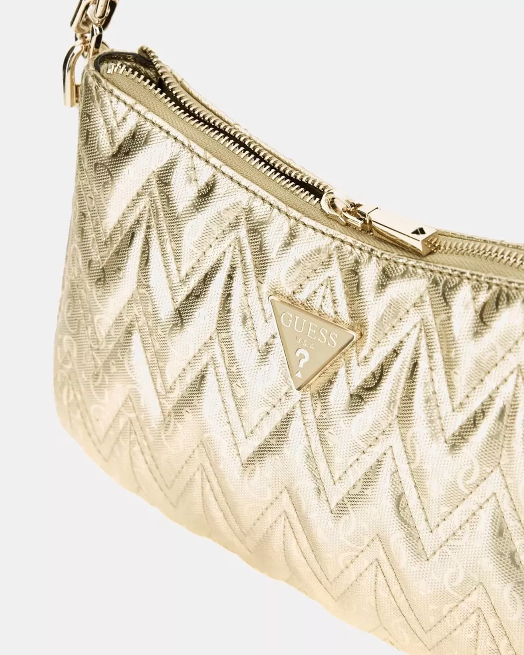 Adelard laminated shoulder bag