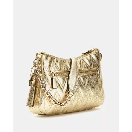 Adelard laminated shoulder bag