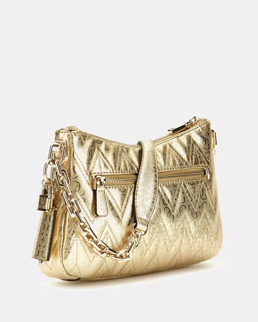 Adelard laminated shoulder bag