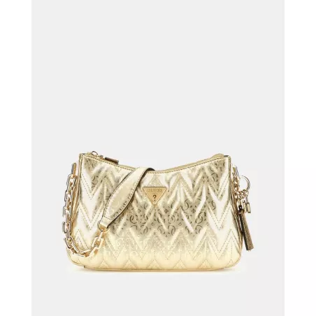 Adelard laminated shoulder bag
