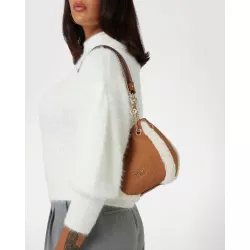 Mini sac à main en fausse fourrure