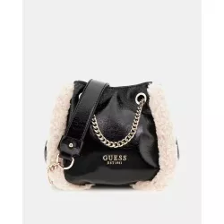 Mini sac à main en fausse fourrure