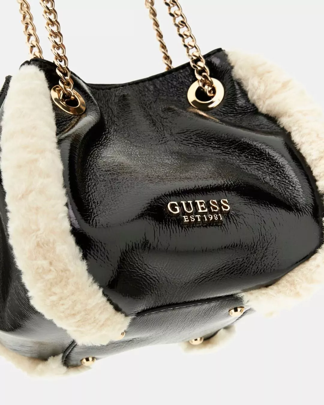 Davika faux fur mini handbag
