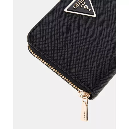 Mini-portefeuille laurel saffiano