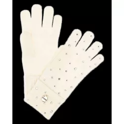 Gants avec strass