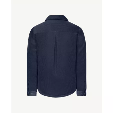Doudoune surchemise en velour côtelé Marine Baltic