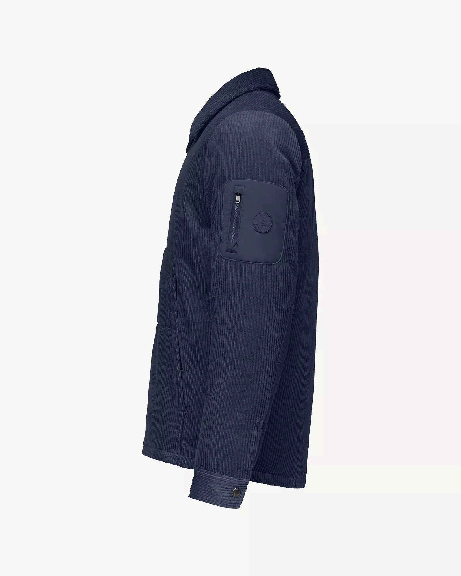 Doudoune surchemise en velour côtelé Marine Baltic