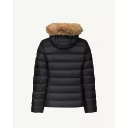 Doudoune à capuche Grand Froid Noir Luxe