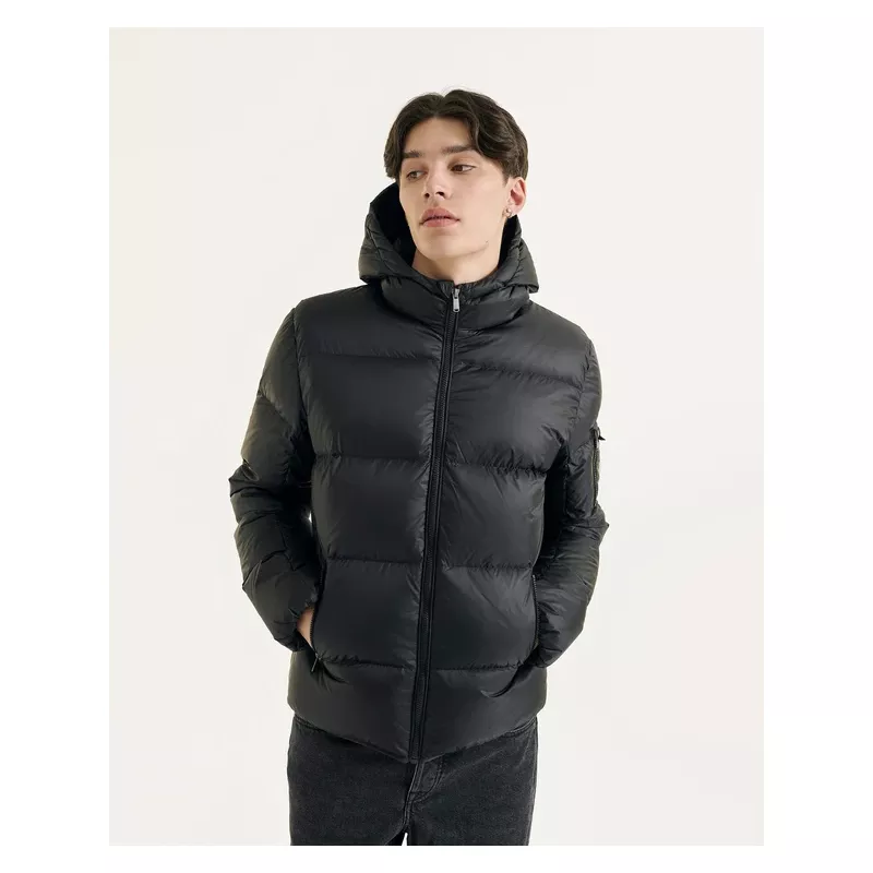 Doudoune à capuche Grand Froid Noir Java