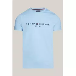 T-shirt Ajusté à Logo Brodé