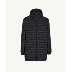 Doudoune longue réversible à capuche Noir Amsterdam 2.0