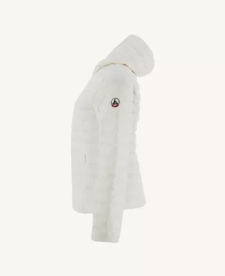 Doudoune légère à capuche Blanc Cloe