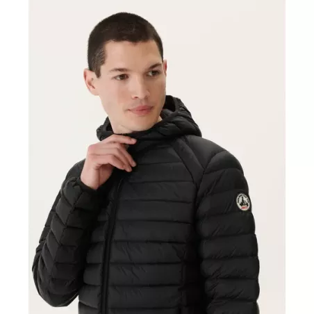 Doudoune légère à capuche Noir Nico