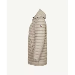 Doudoune longue réversible Army/Beige Roma 2.0