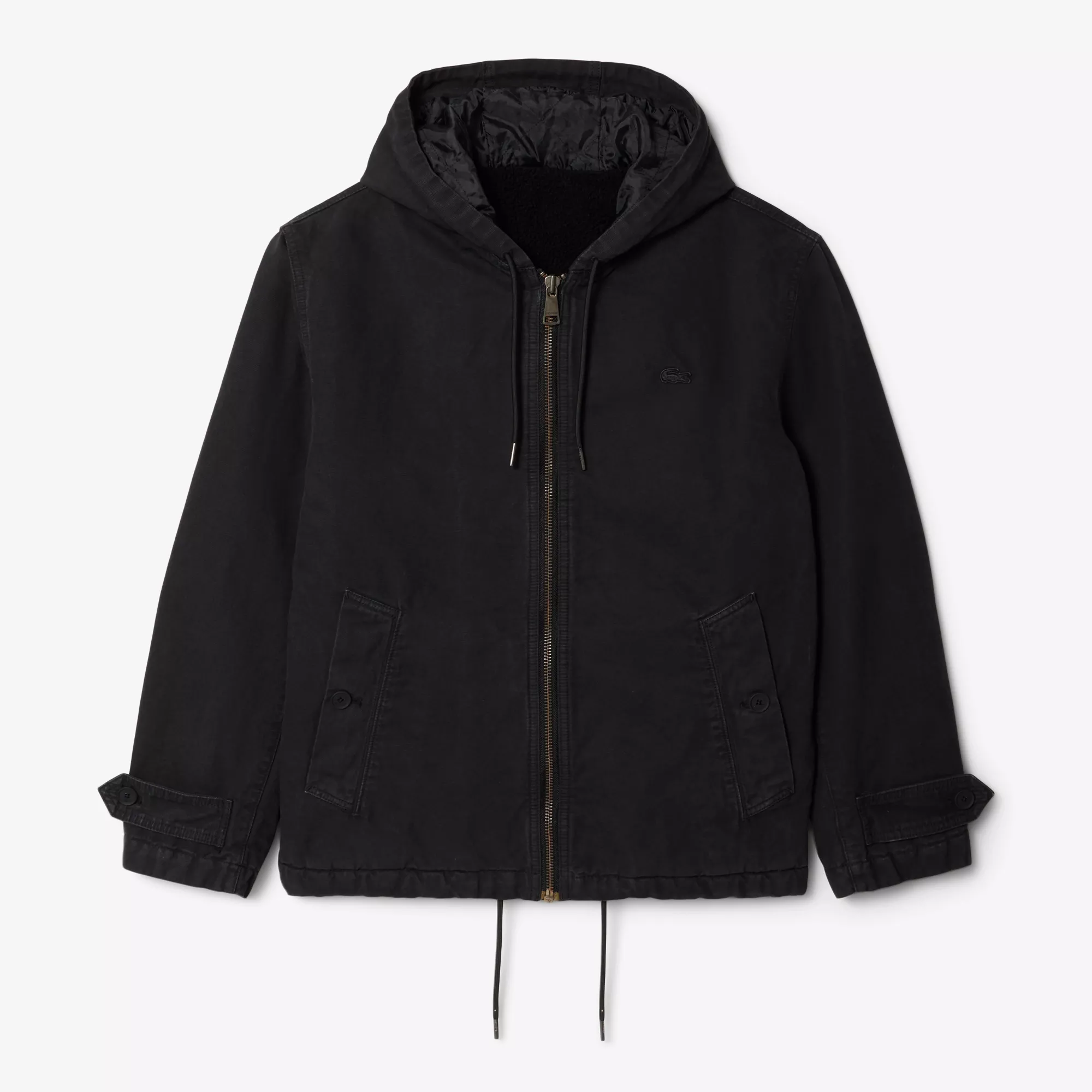 BLOUSON COURT DOUBLÉ SHERPA