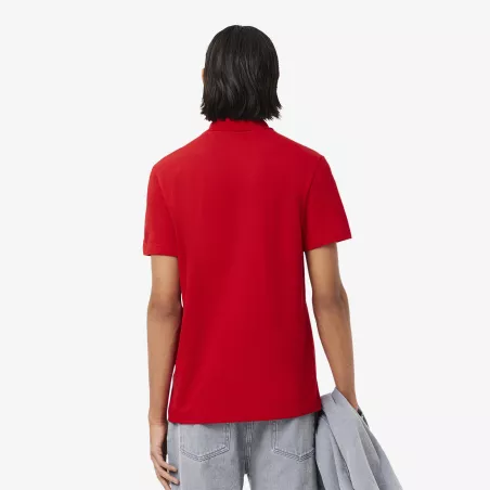 POLO REGULAR FIT EN COTON MÉLANGÉ