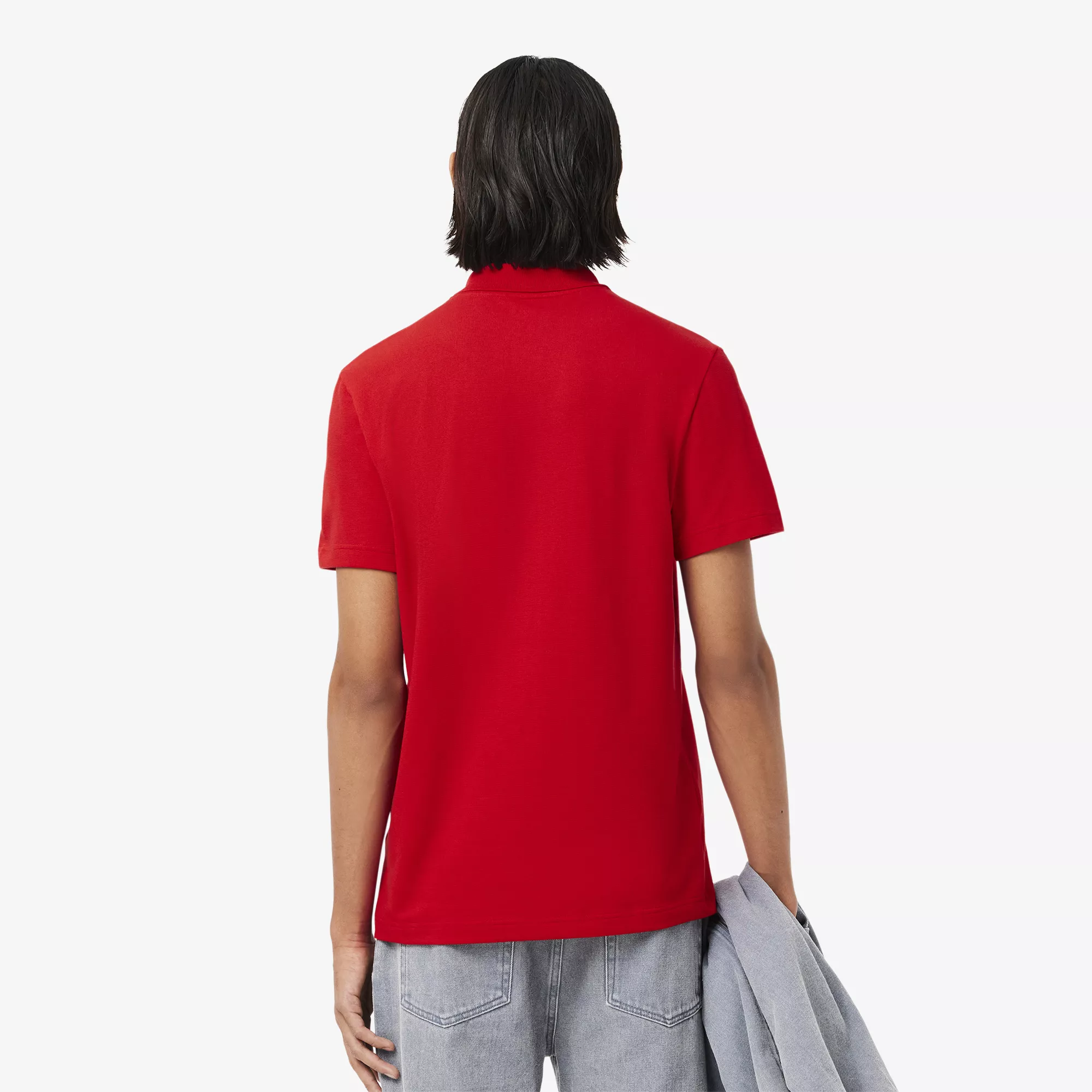 POLO REGULAR FIT EN COTON MÉLANGÉ
