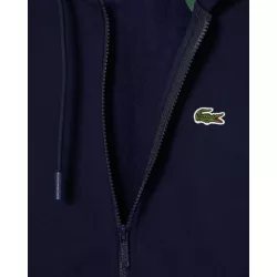 SWEATSHIRT ZIPPÉ EN MOLLETON À CAPUCHE