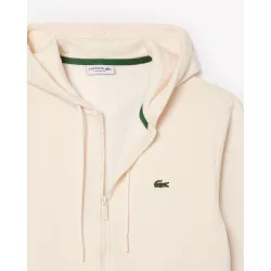 SWEATSHIRT ZIPPÉ EN MOLLETON À CAPUCHE