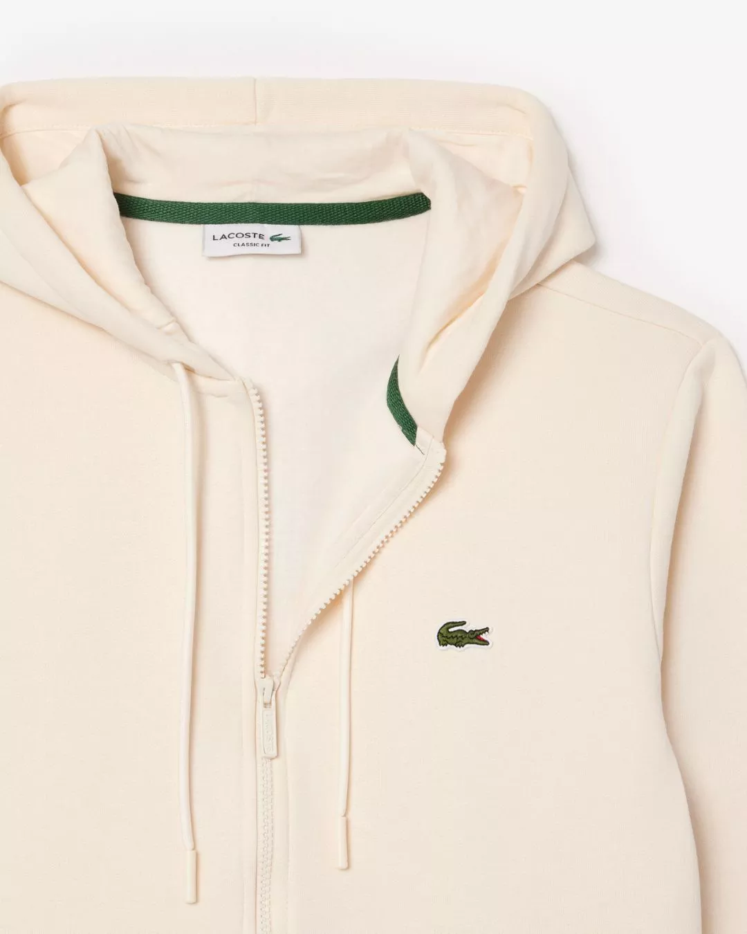SWEATSHIRT ZIPPÉ EN MOLLETON À CAPUCHE
