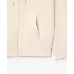 SWEATSHIRT ZIPPÉ EN MOLLETON À CAPUCHE