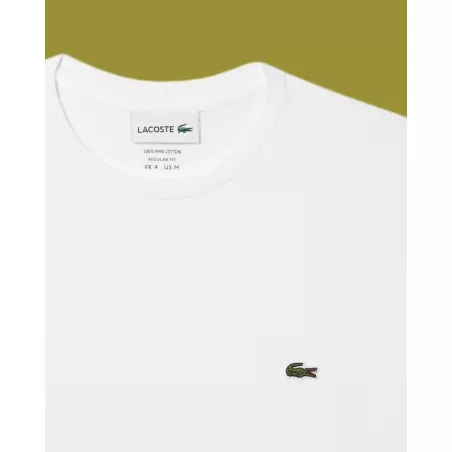 T-SHIRT COL ROND EN JERSEY DE COTON LÉGER PIMA UNI