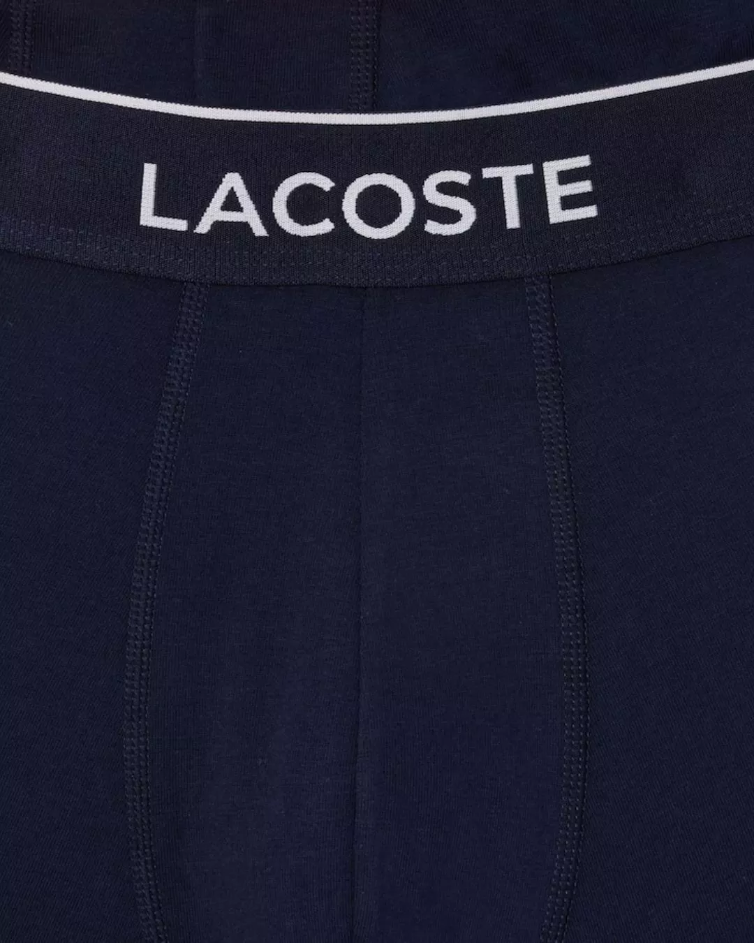 LOT DE 3 BOXERS COURTS CASUAL MARINE AVEC CEINTURE CONTRASTÉE