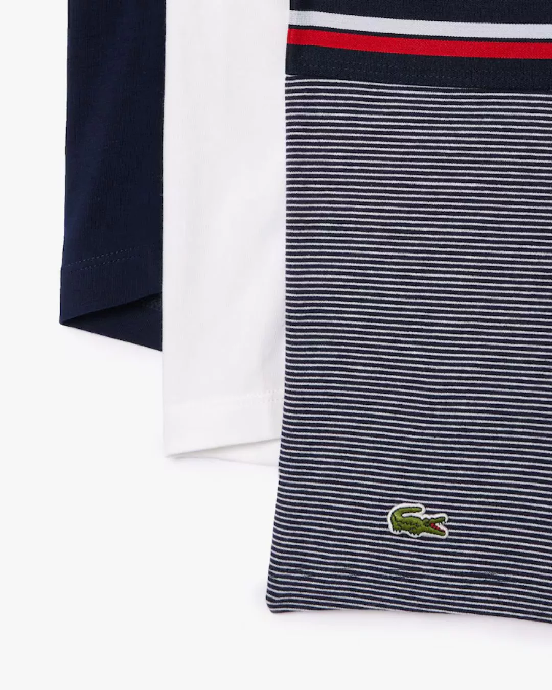 LOT DE 3 BOXERS COURTS ICONIC CEINTURE TRICOLORE